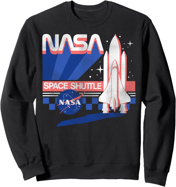 NASA Space Shuttle Retro Poster Sweatshirt