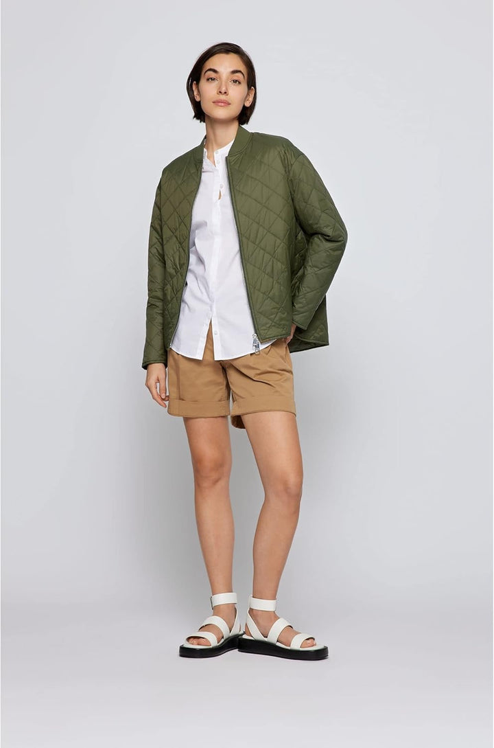 BOSS Damen C_patilda Jacke 36 Dark Green303, 36 Dark Green303