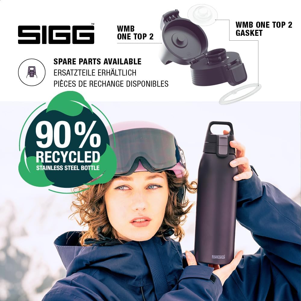 SIGG - Isolierte Trinkflasche - Thermosflasche Shield Therm One Nocturne kohlensäurehaltige Getränke