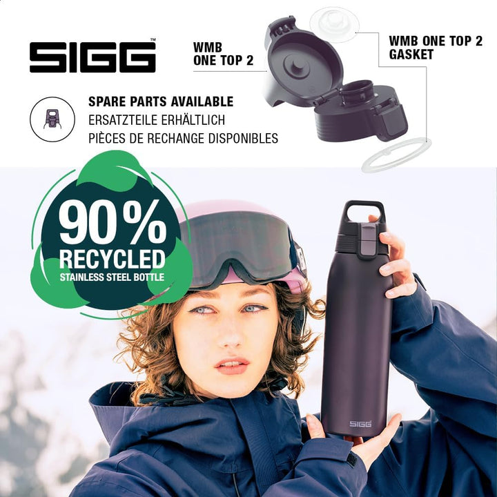 SIGG - Isolierte Trinkflasche - Thermosflasche Shield Therm One Nocturne kohlensäurehaltige Getränke