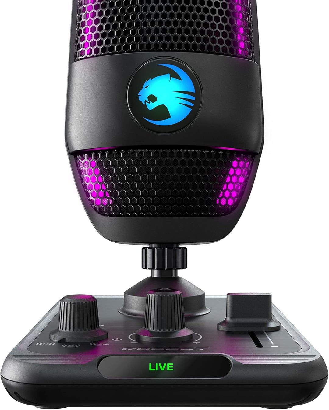 Roccat Torch - USB-Mikrofon in Studioqualität, schwarz Single, Single