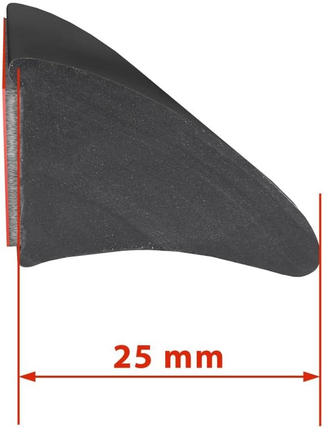 Hansen Styling Parts 1x universelle Kotflügelverbreiterung 25mm Breit - 200 cm lang passend für PKW,