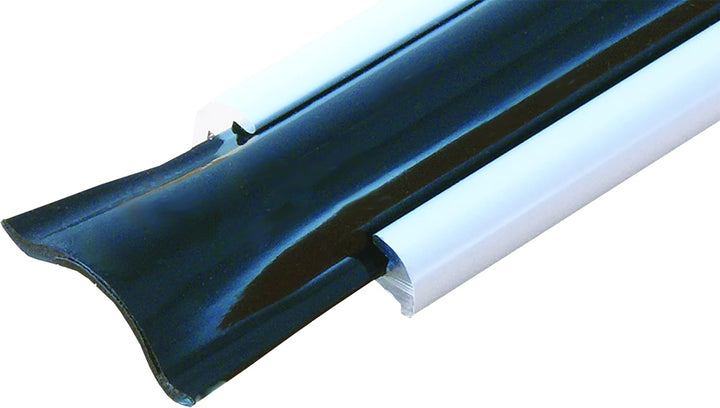 RV Designer E561, strapazierfähige Vinyl-Einsatzleiste, 2,5 cm breit, 15,2 m Rolle, Weiss Strapazier