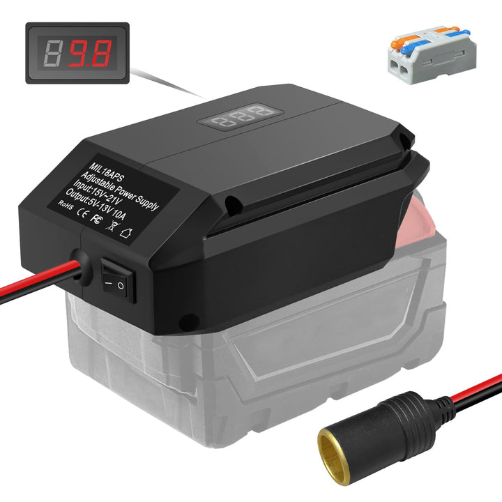 Step Down Konverter für Parkside 20V auf 12V Abwärtswandler Batterie Adapter,DIY Konverter Power Sta