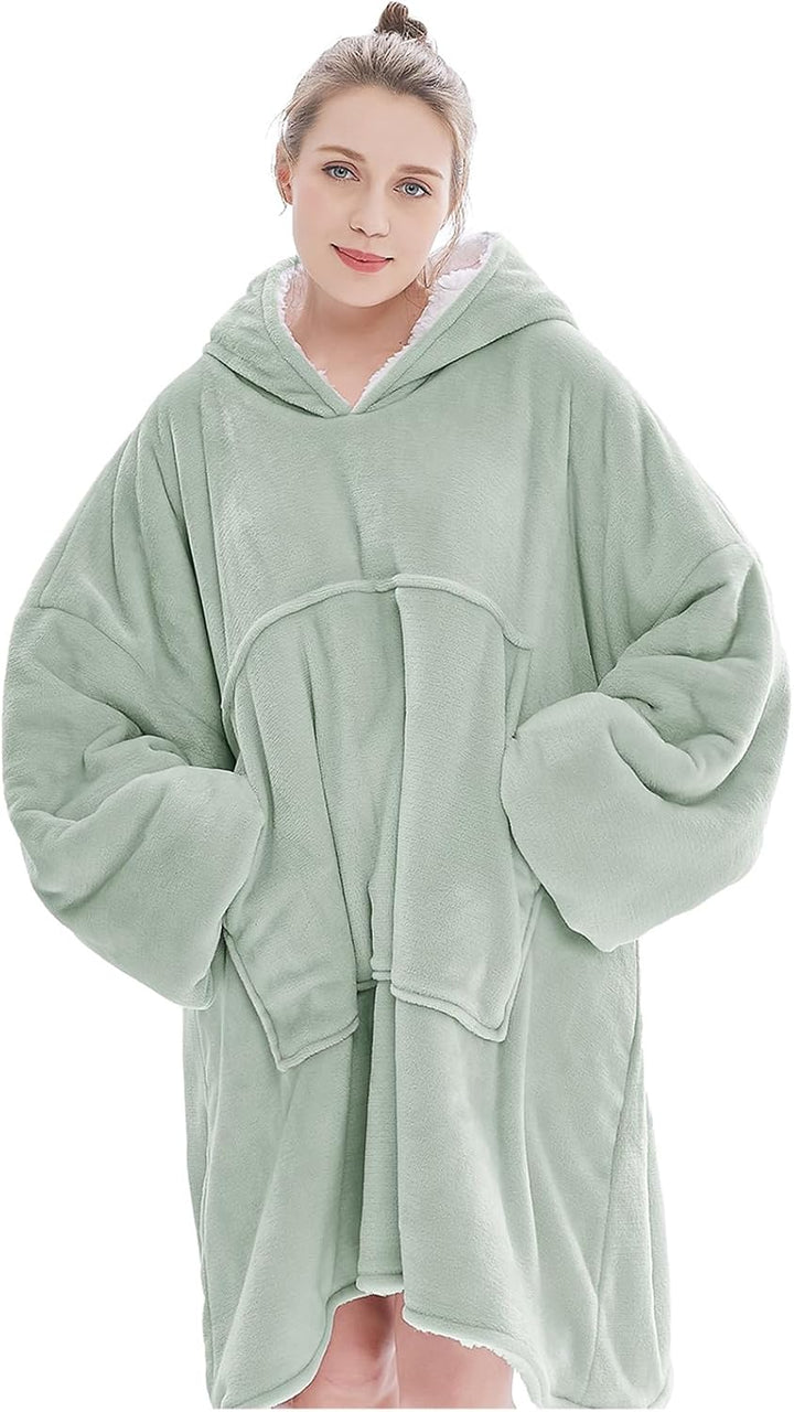 Übergrosse Hoodie Sweatshirt, Original Decke Sweatshirt, super weiche gemütliche warme komfortable R