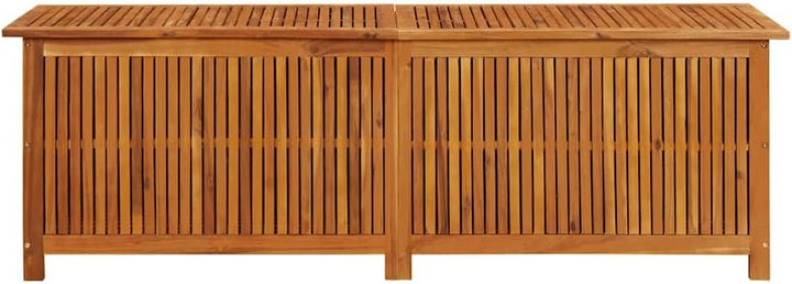 vidaXL Akazienholz Massiv Garten Aufbewahrungsbox Auflagenbox Kissenbox Gartenbox Gartentruhe Kissen