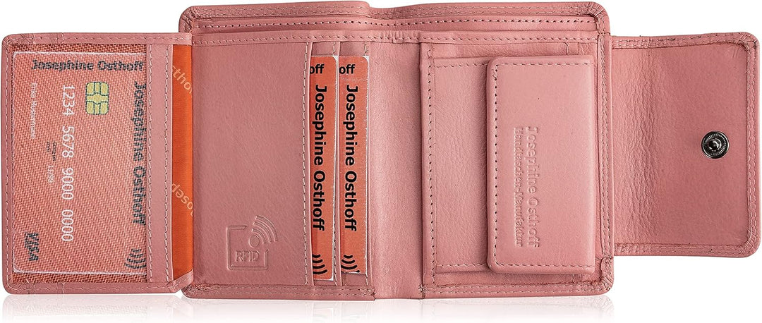 Josephine Osthoff Geldbörse Damen Portemonnaie klein KleinGeldbörse Herren Slim Münzbörse Geldbeutel