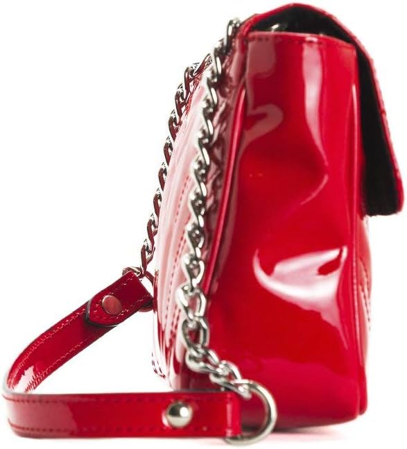L’Intervalle Damen Juliet Stofftasche M Red Patent, M Red Patent
