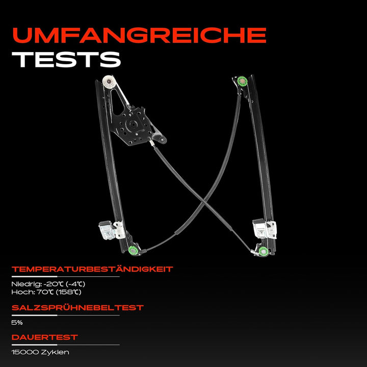 Frankberg Elektrisch Fensterheber Ohne Motor Vorne Links Kompatibel mit Galaxy WGR A-l-h-a-m-b-r-a 7
