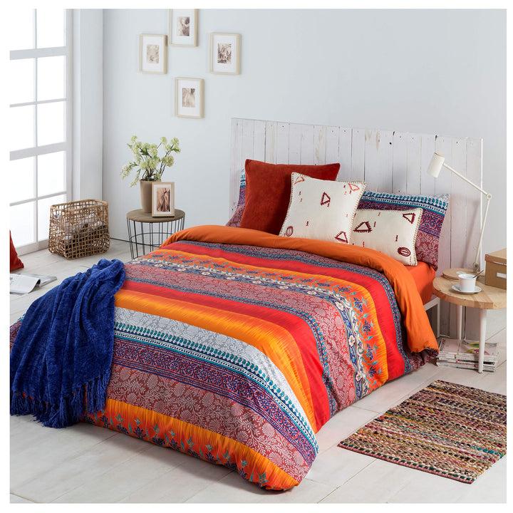 COTTON ARTean Bettbezug Indi II für Bett mit 90 cm Breite, 100 % Baumwolle Cama de 90 cm (150 ancho