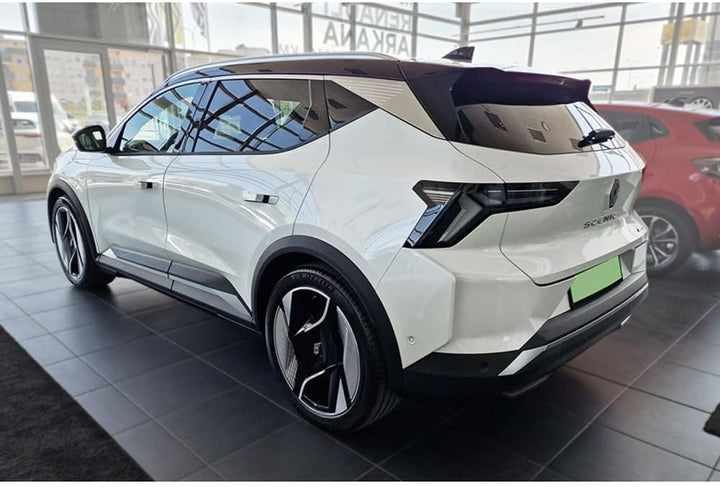 Avisa Matt-Schwarz Edelstahl Heckstossstangenschutz kompatibel mit Renault Scenic E-Tech 2024- 'Ribs