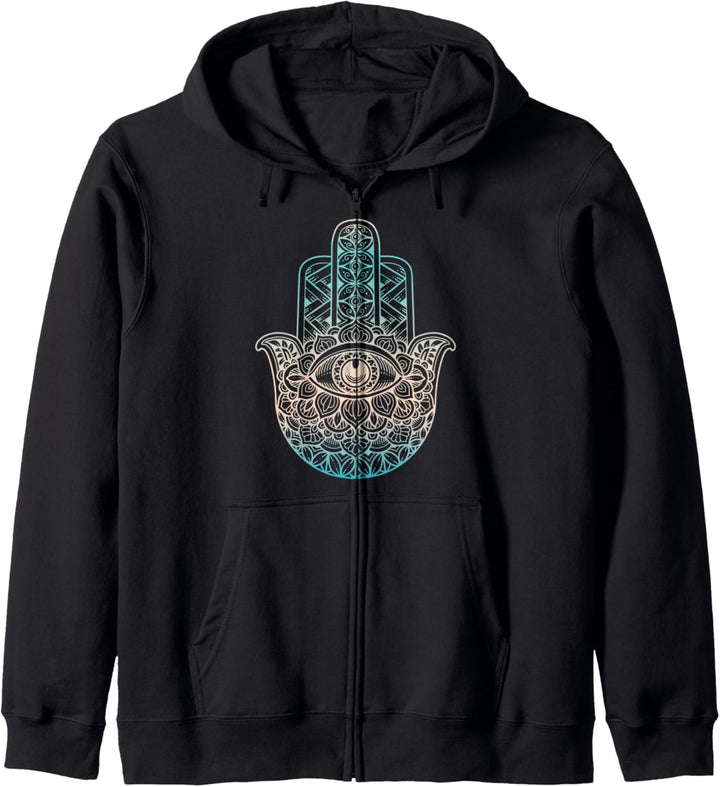 Mandala Hand Yoga Seele Meditation Geist Meditieren Yogi Kapuzenjacke