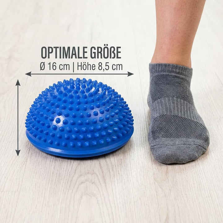 Balance Igel, 2er Set blau, blau
