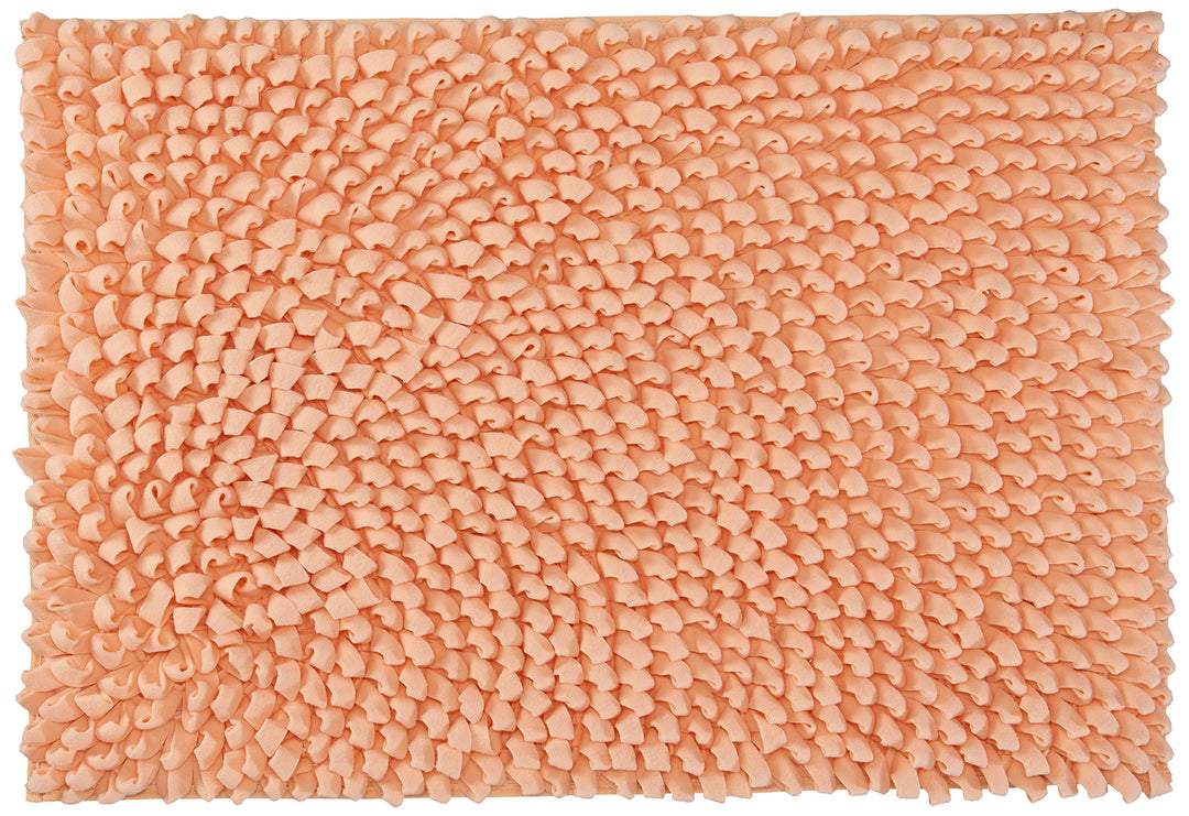Kleine Wolke Badteppich Falbala, Salmon, 60 x 90 cm Lachsfarben 1,0149999999999999 x 90 x 4 cm, Lach