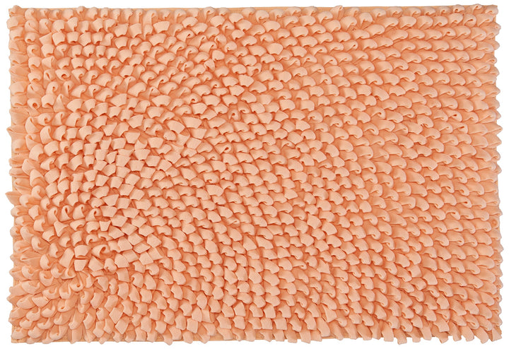 Kleine Wolke Badteppich Falbala, Salmon, 60 x 90 cm Lachsfarben 1,0149999999999999 x 90 x 4 cm, Lach