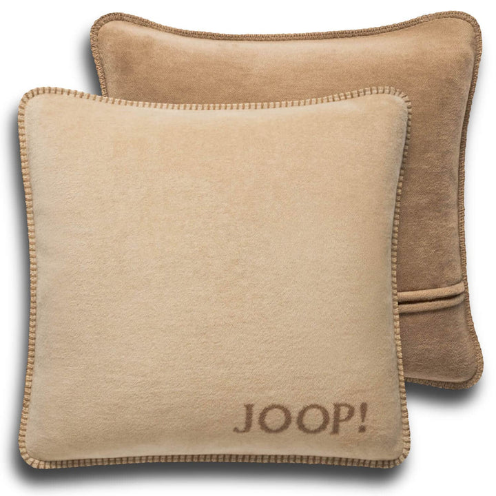 Joop!, Kissenhülle Uni Doubleface Cashew-Macchia Baumwolle/Polyacryl, Masse: 50cm x 50cm, 739445 50