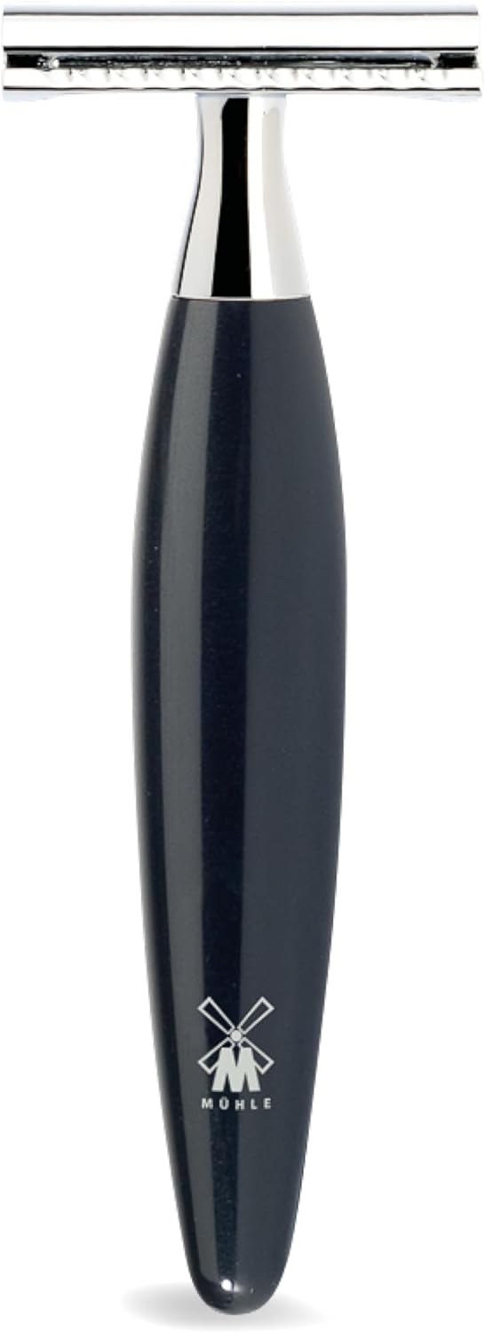 MÜHLE KOSMO Rasierhobel - Sicherheitsrasierer kompatibel mit klassischer Rasierklinge - Griff aus sc