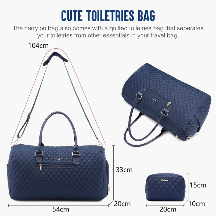 LOVEVOOK Sporttasche Reisetasche Damen, Weekender Travel Kliniktasche Geburt mit Kulturtasche, Schuh