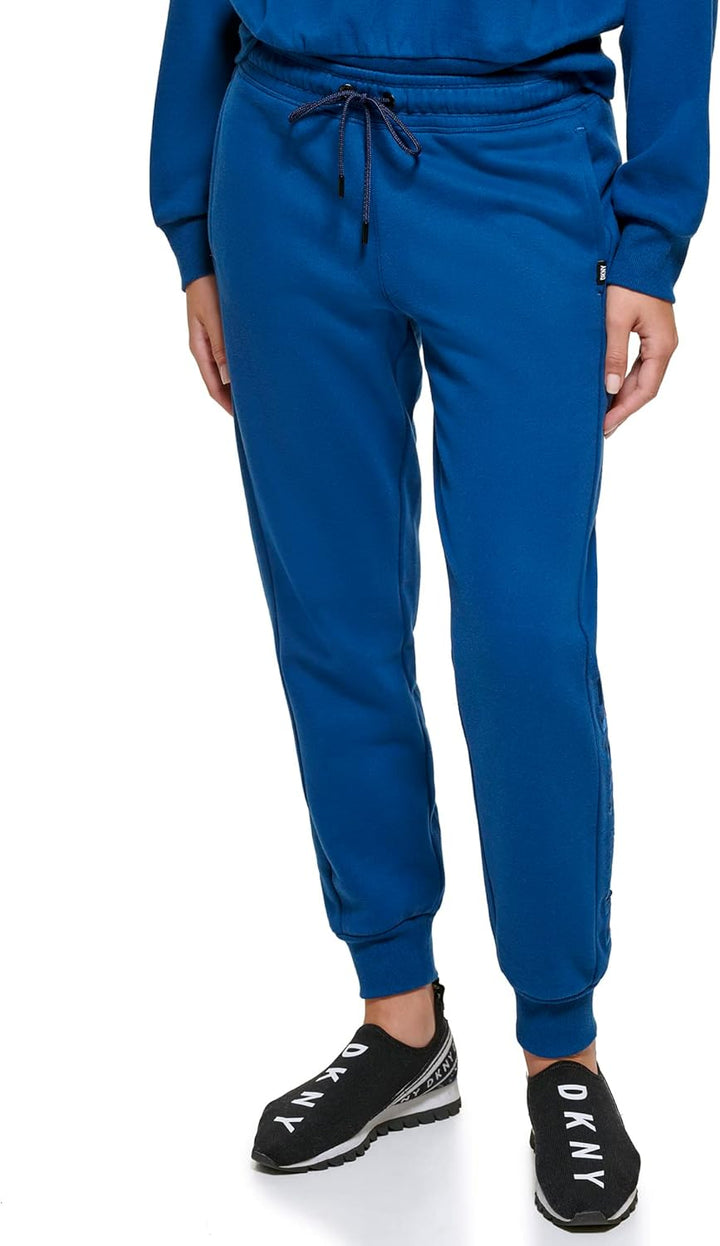 DKNY Damen Relaxed Joggers Sweatpants, Poseidon