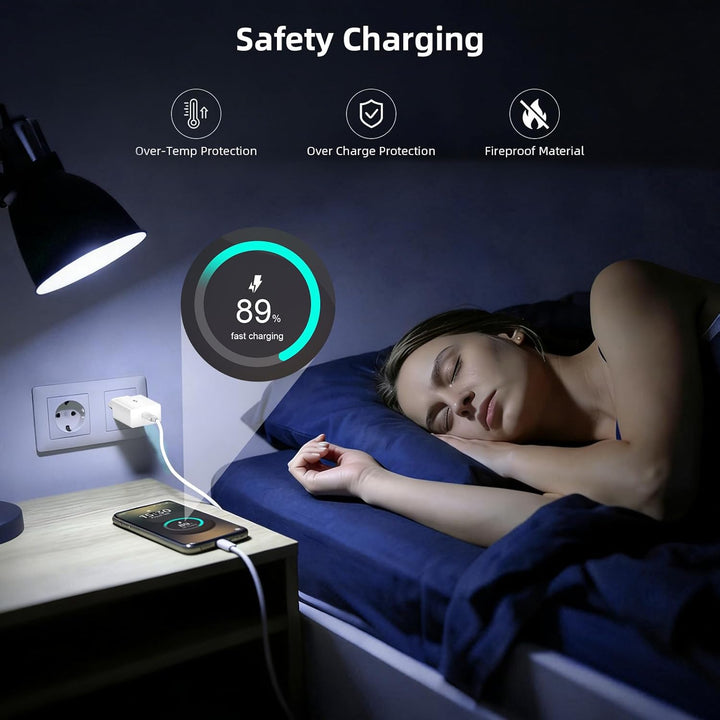 60W USB C Ladegerät Schnellladegerät für Samsung Galaxy S26 Ultra S25 S24 S23 Seriemit USB C Kabel 1