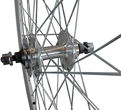 Woo Hoo Bikes Deep V 43 mm Fixie, Fixed Gear, Track, Single Speed Bike Wheels w. Flip Flop Hubs silb