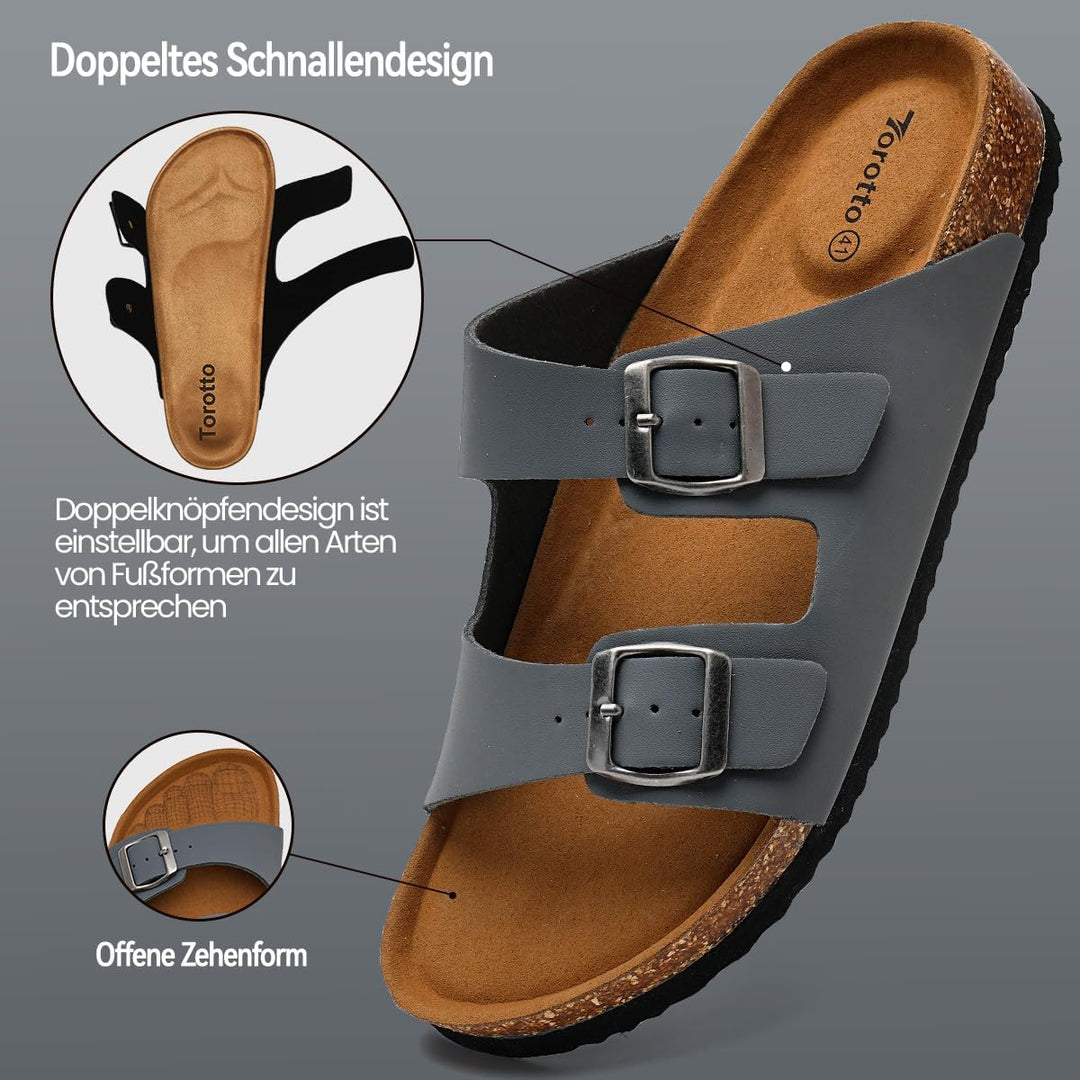 Herren Pantoletten Sandalen Hausschuhe Flache Latschen Sommerschuhe Erwachsene Schlappen Arbeitsschu