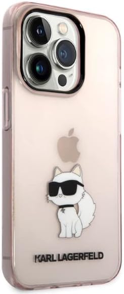 KARL LAGERFELD KLHCP14XHNCHTCP Hülle für iPhone 14 Pro Max 6,7" rosa hardcase Ik