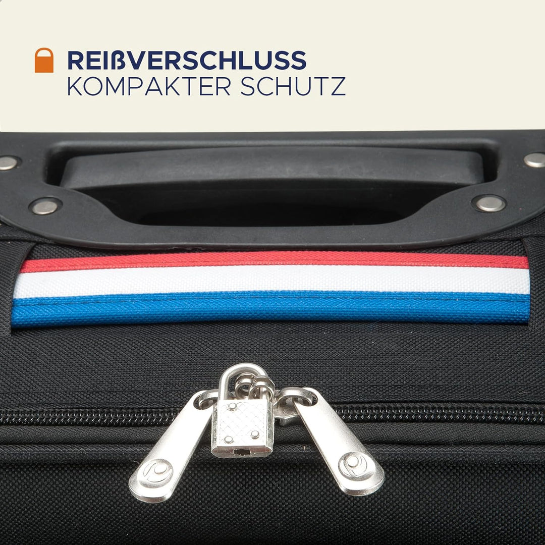 Princess Traveller Barcelona Dutch Design, Reisekoffer, 75 cm, Schwarz, L