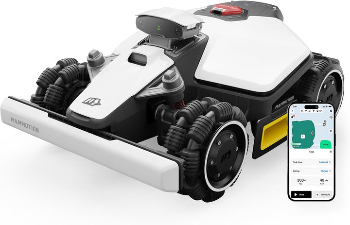 MAMMOTION LUBA mini AWD 800 Mähroboter ohne Begrenzungskabel, NetRTK+Vision, Keine RTK-Antenne erfor