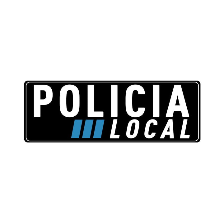 TS Tactical Store PLOCAL POLICIA LOCAL phosphoreszierender 3D-Klettverschluss für Weste | Grösse: 20