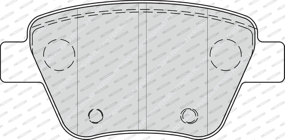 Ferodo FDB4316 PREMIER Bremsbelagsatz, Scheibenbremse - (4-teilig) - (4 Stück)