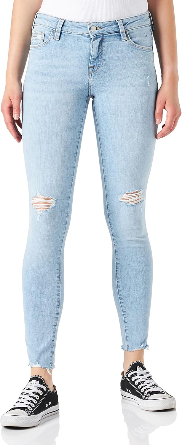 ESPRIT Damen Jeans 31W / 28L 904/Blue Bleached, 31W / 28L 904/Blue Bleached