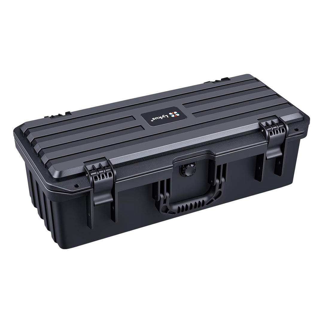 Lykus HC-5031 Wasserdicht Koffer mit anpassbar Rasterschaumstoff, Innengrösse 52,5x20,7x17 cm, Passe