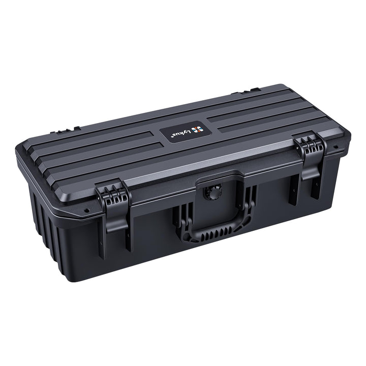 Lykus HC-5031 Wasserdicht Koffer mit anpassbar Rasterschaumstoff, Innengrösse 52,5x20,7x17 cm, Passe