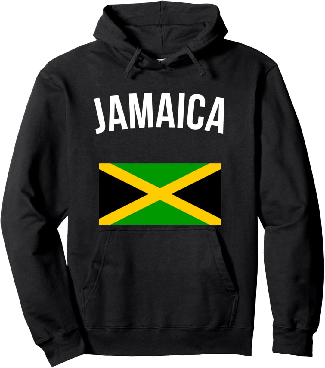 Jamaica Flag Jamaican Hoodie Jamaica Hooded Sweatshirt Pullover Hoodie