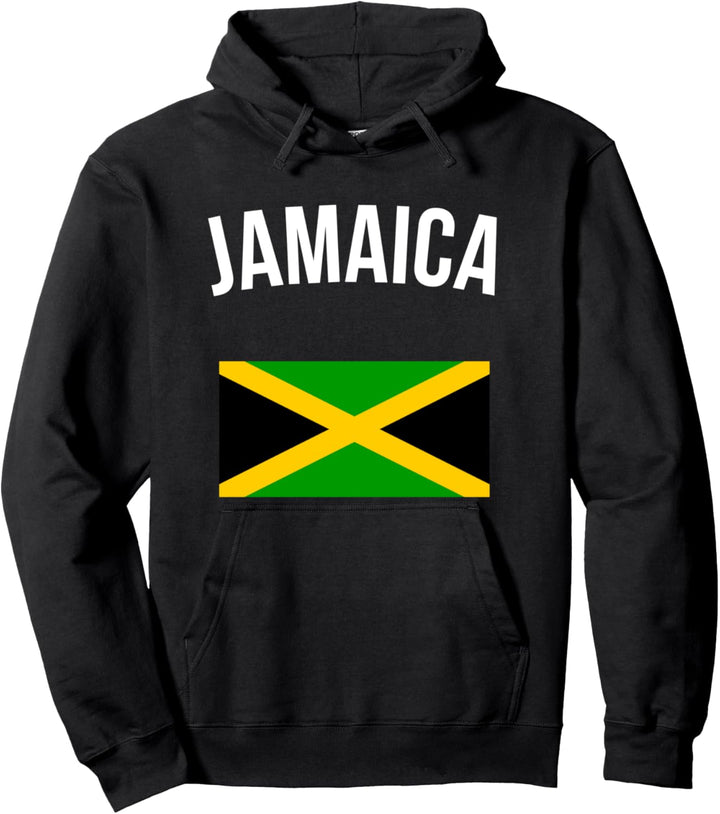 Jamaica Flag Jamaican Hoodie Jamaica Hooded Sweatshirt Pullover Hoodie