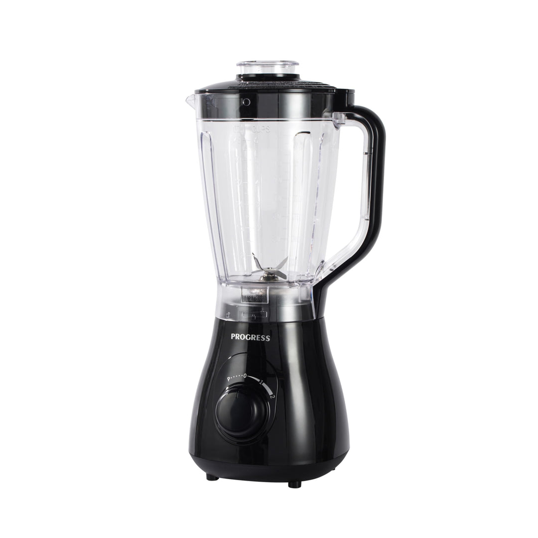 Progress Plastic 1,5L Krugmixer - 2 Geschwindigkeiten & Pulsfunktion, 4-Flügel-Edelstahlklinge, gros