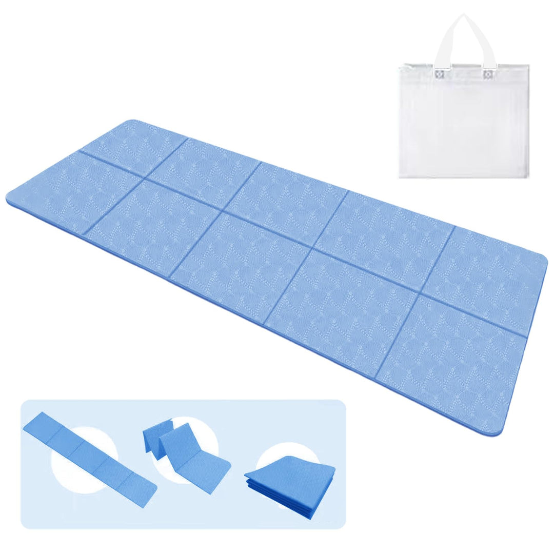 Faltbare Yogamatte Reise Leicht 183 x61x0.4 cm Reiseyogamatte Leicht Faltbar Tragbare Yoga Matte Rut