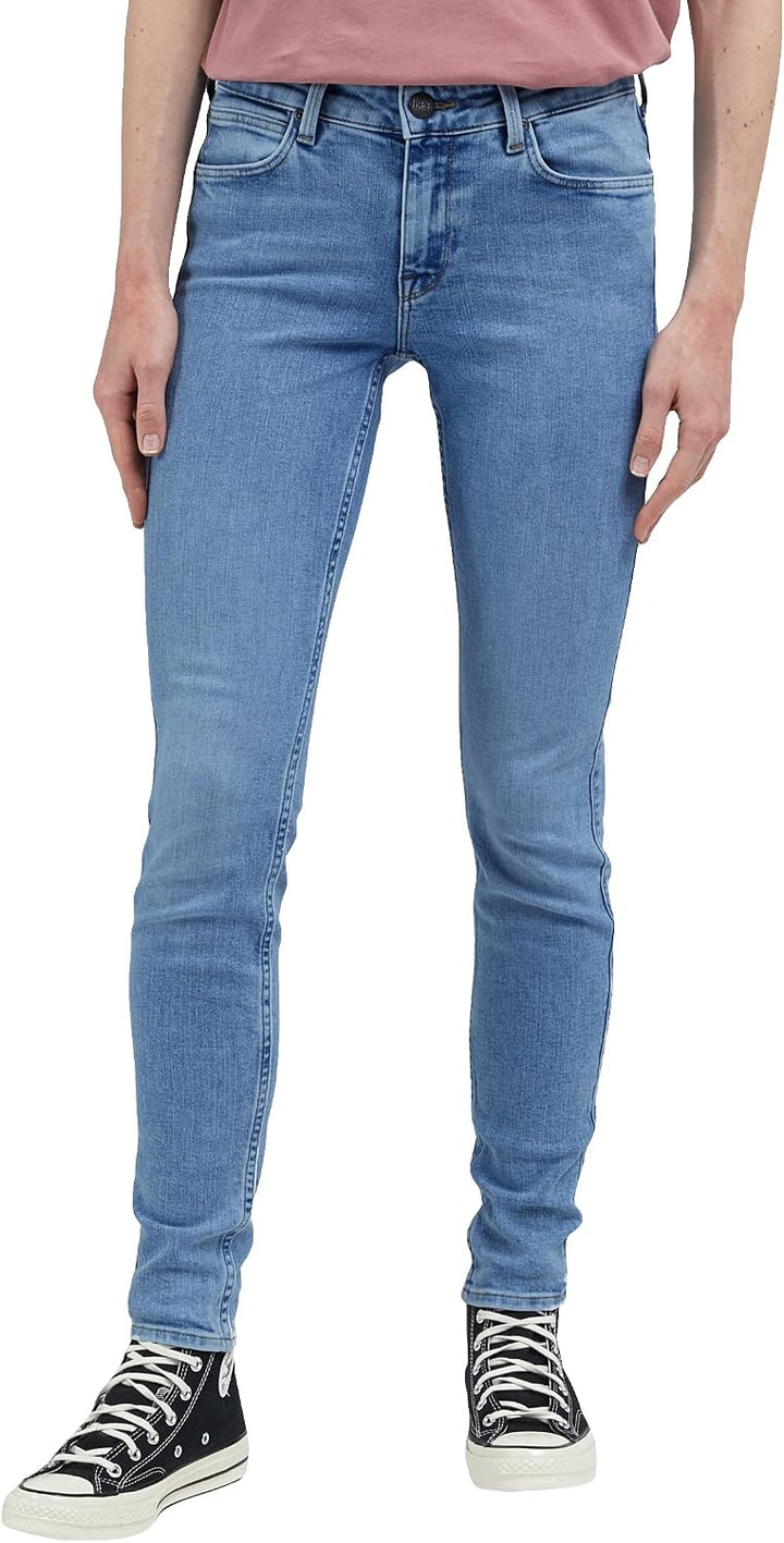 Lee Damen-Jeans, Bequeme Passform, gerades Bein 27W / 29L Majestic Wave, 27W / 29L Majestic Wave