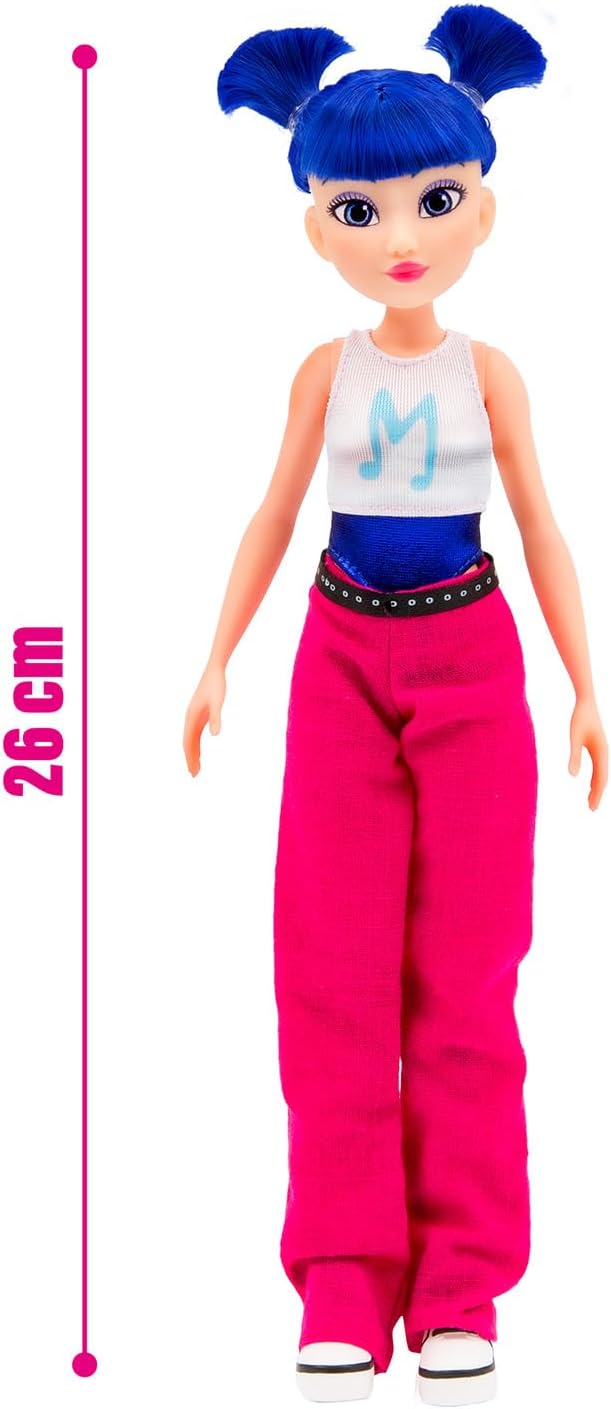 Winx Iconic Puppe – Musa, 27cm, bewegliche Gelenke, pinkes Haar, ikonisches Outfit – offizielles Win