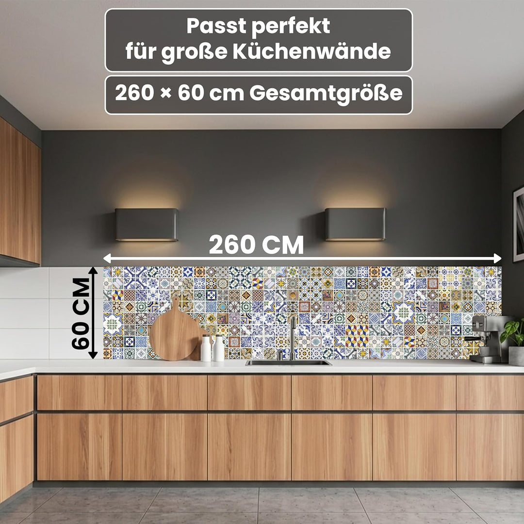 Dimex Küchenrückwand Folie selbstklebend PORTUGIESISCHE Fliesen | Klebefolie - Dekofolie - Spritzsch