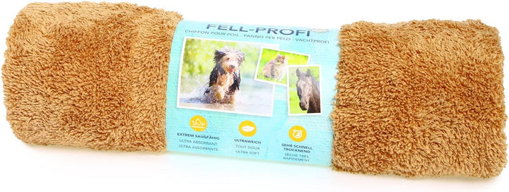Jemako Fell-Profi Hundehandtuch Haustier-Trockentuch Haustier-Handtuch zur Haustier-Pflege, schonend