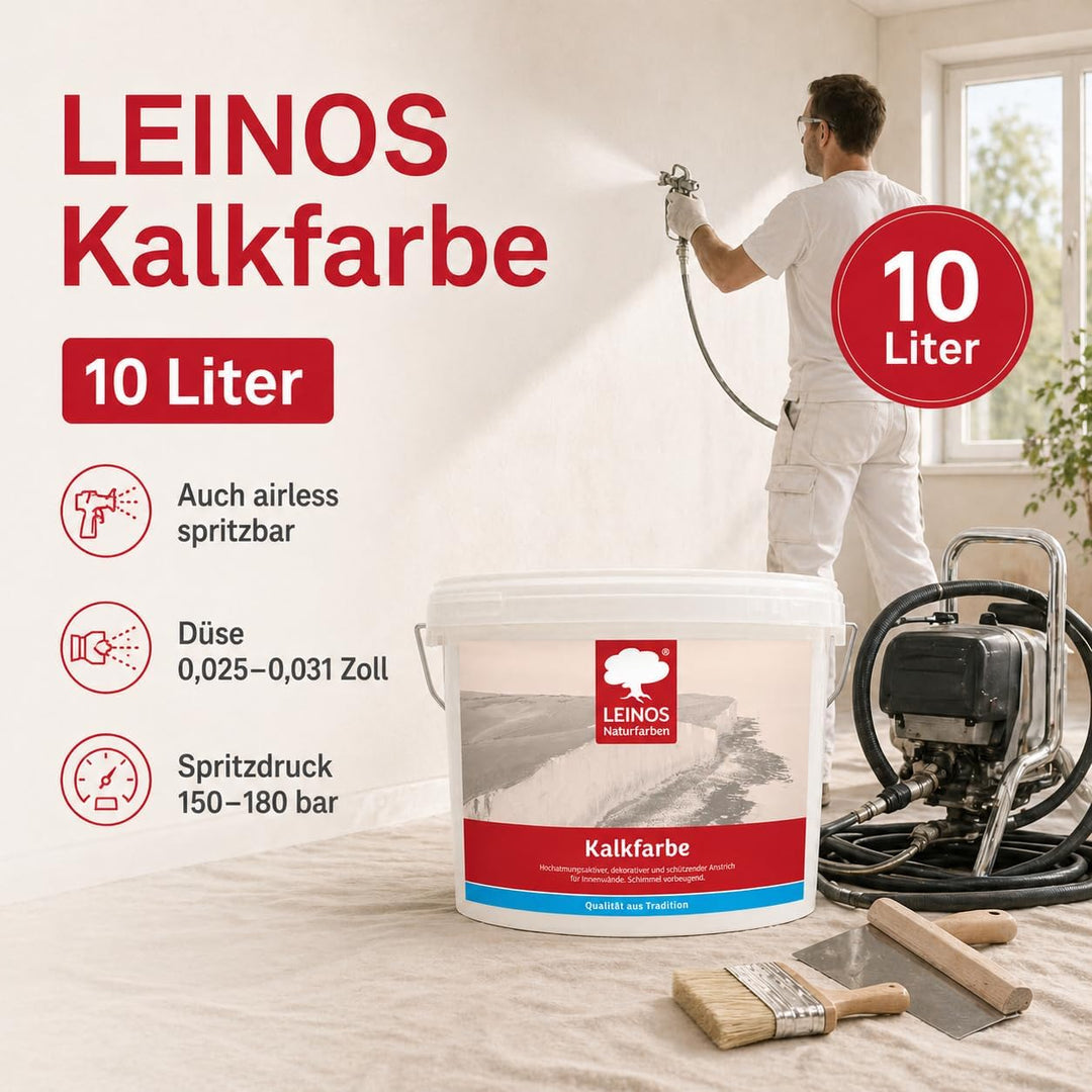 Leinos 665 Kalkfarbe 10,00 l 10,0 Liter, 10,0 Liter