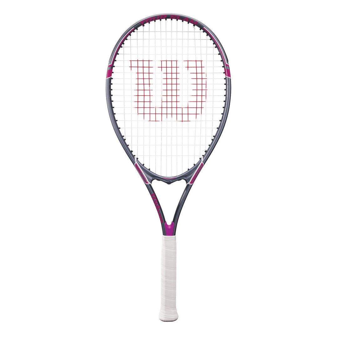 WILSON Tour Slam Tennisschläger für Erwachsene Grip Size 2 - 4 1/4" pink / grau, Grip Size 2 - 4 1/4