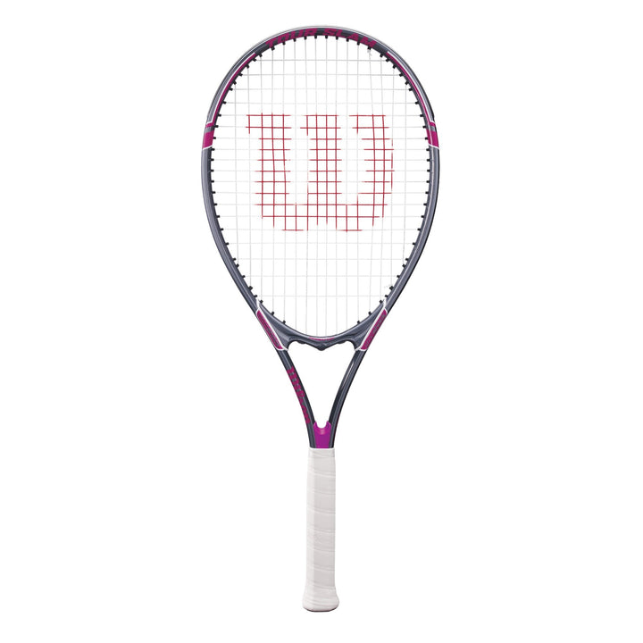 WILSON Tour Slam Tennisschläger für Erwachsene Grip Size 2 - 4 1/4" pink / grau, Grip Size 2 - 4 1/4