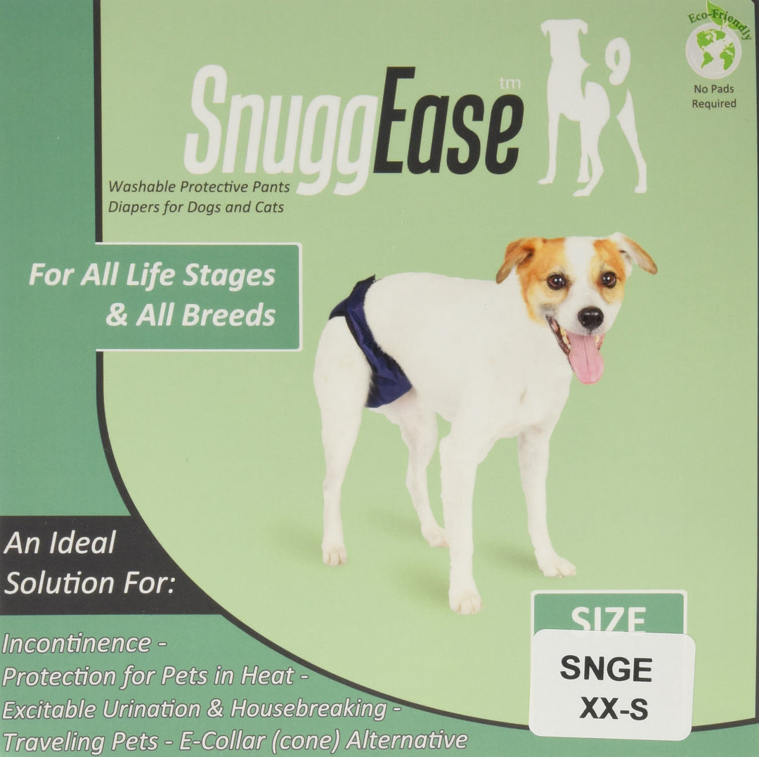 Integrated Pet Solutions SnuggEase Hundewindel, waschbar, Einzeln, XX-Small, marineblau Einzeln XX-S