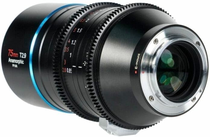 SIRUI 75mm T2.9 1.6X Anamorphotisches Vollformat Prime Objektiv Objektive Lens Lenses(L-Mount), 75mm
