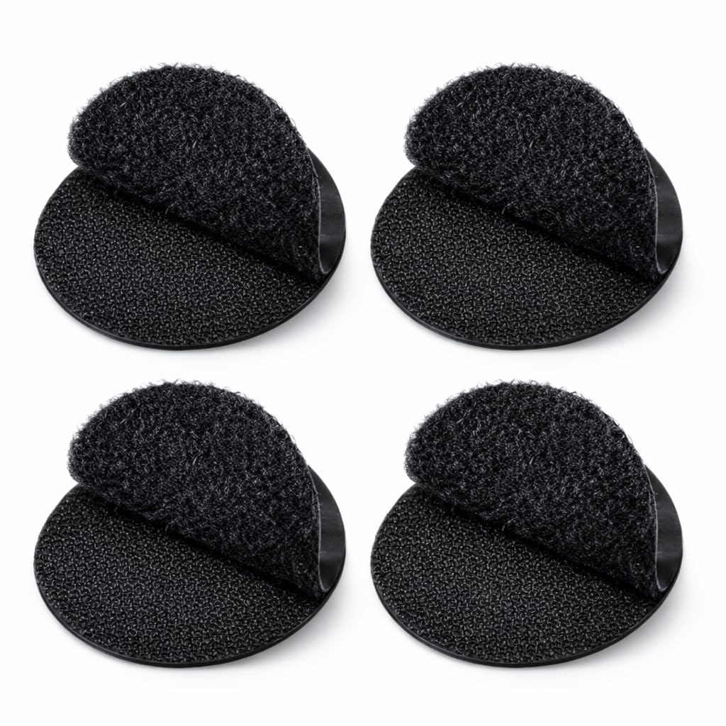 Klettpunkte selbstklebend extra stark, Klett Klebepunkte, Klettband rund selbstklebend, Klettpunkte