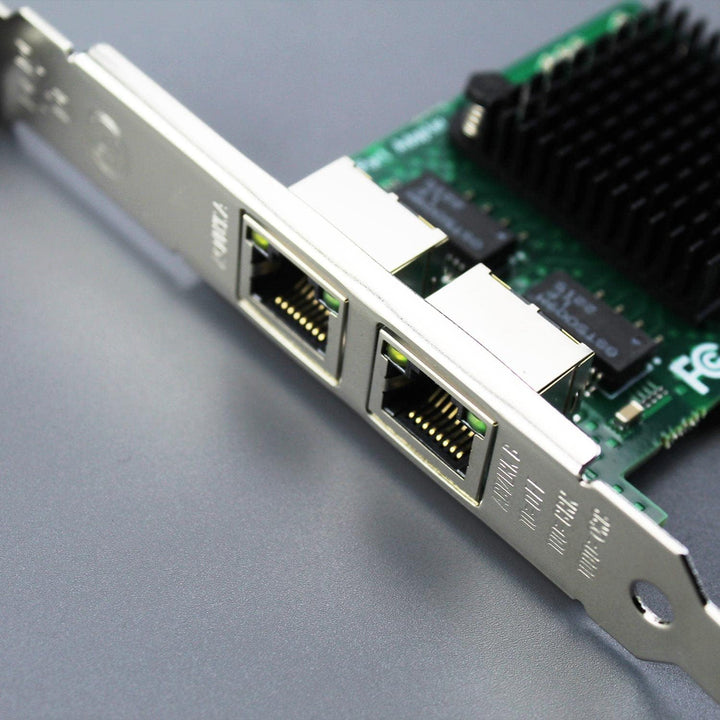 GLOTRENDS LE8202 2-Port Gigabit PCIe Ethernet Netzwerkkarte, 2 x RTL8111H Chip, 2 x RJ45 LAN Port, P