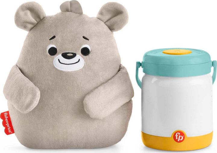 Fisher-Price GRR00 - Bärchenbaby mit Glühwürmchen-Spieluhr, Klangerzeuger für das Kinderzimmer, für